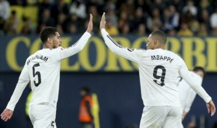 مبابي يقود ريال مدريد للفوز على مضيفه فياريال في الدوري الاسباني